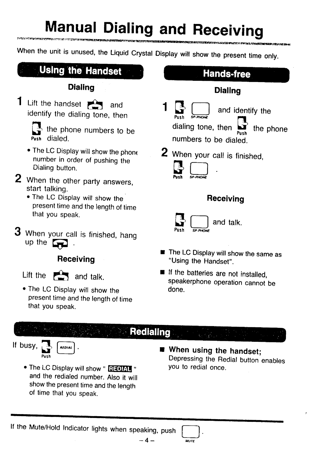 Panasonic KX-T2365A manual 