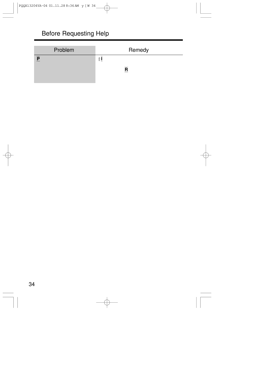 Panasonic KX-T2378JXW operating instructions Before Requesting Help, ProblemRemedy 