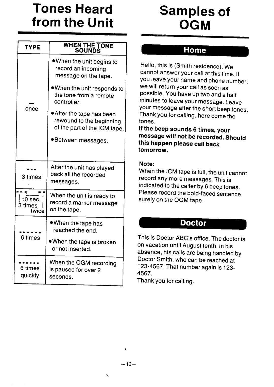 Panasonic KX-T2386BA manual 