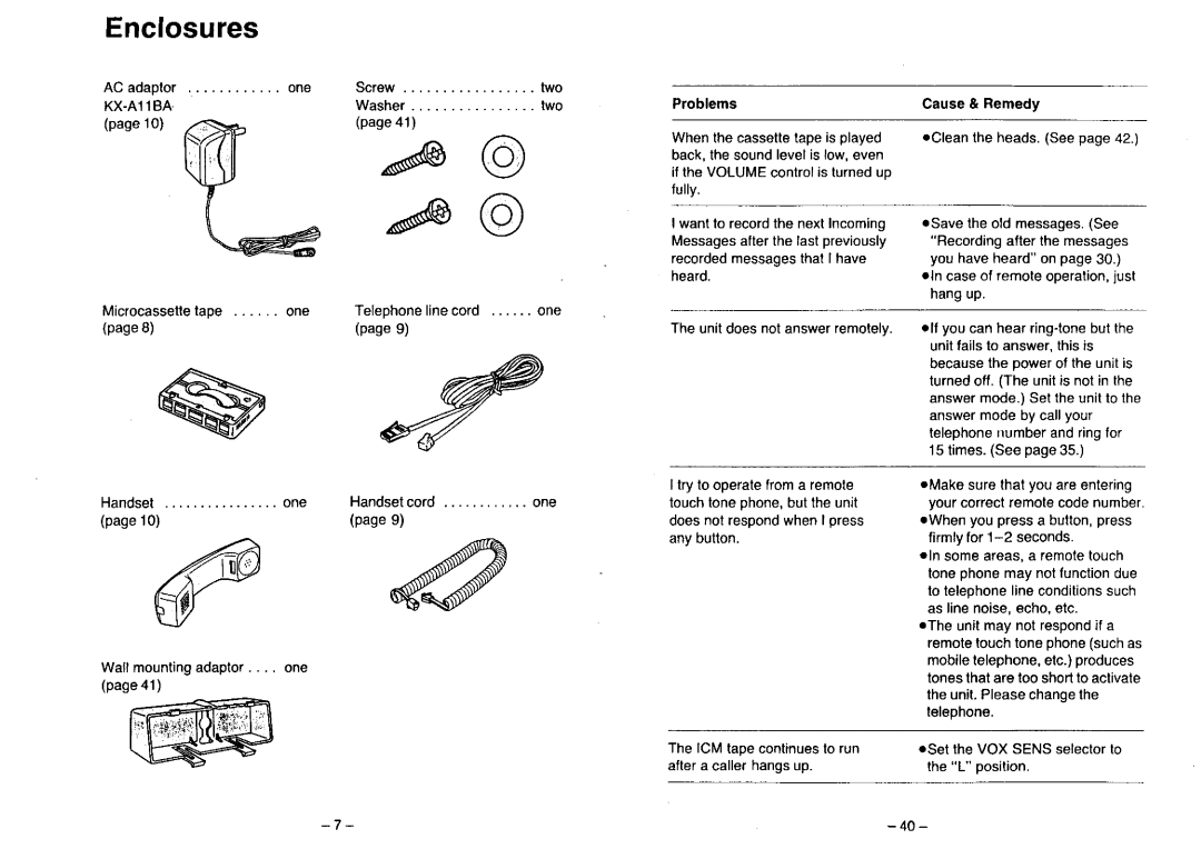 Panasonic KX-T2396BA manual 