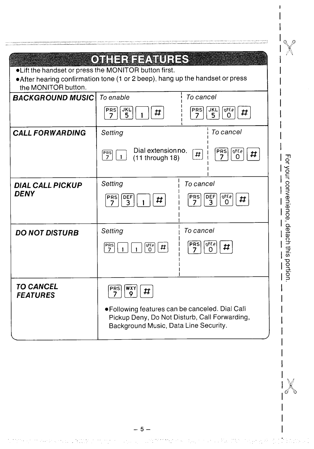 Panasonic KX-T30850 manual 