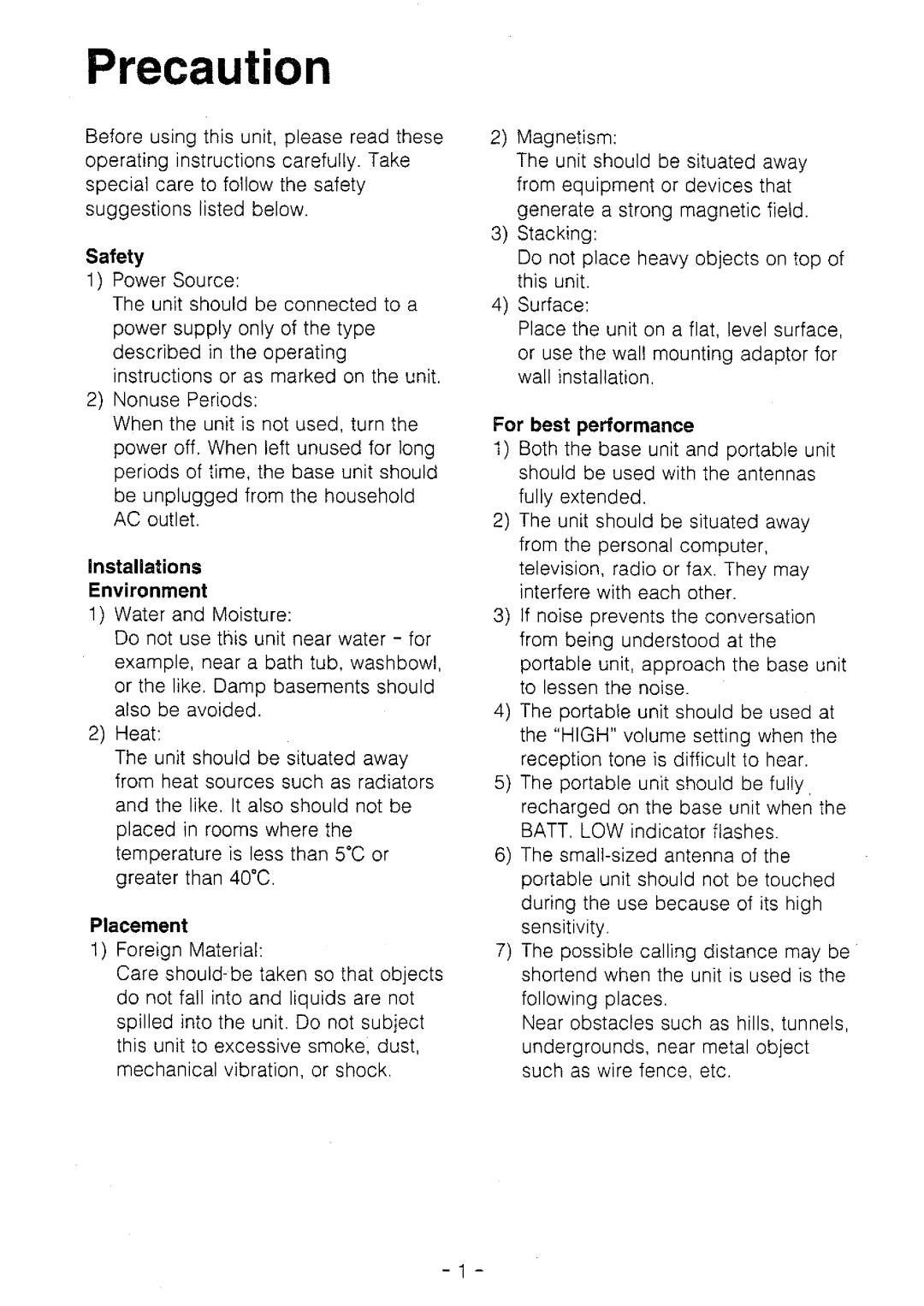 Panasonic KX-T3806BA manual 