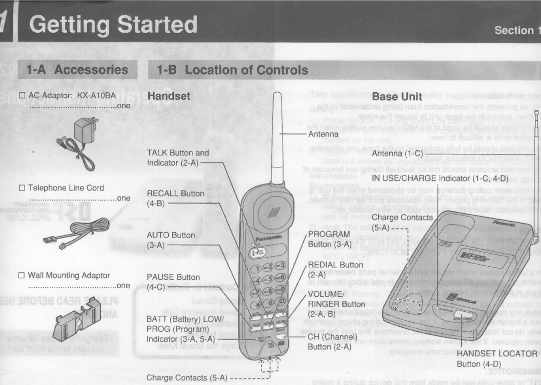 Panasonic KX-T4026NZ manual 