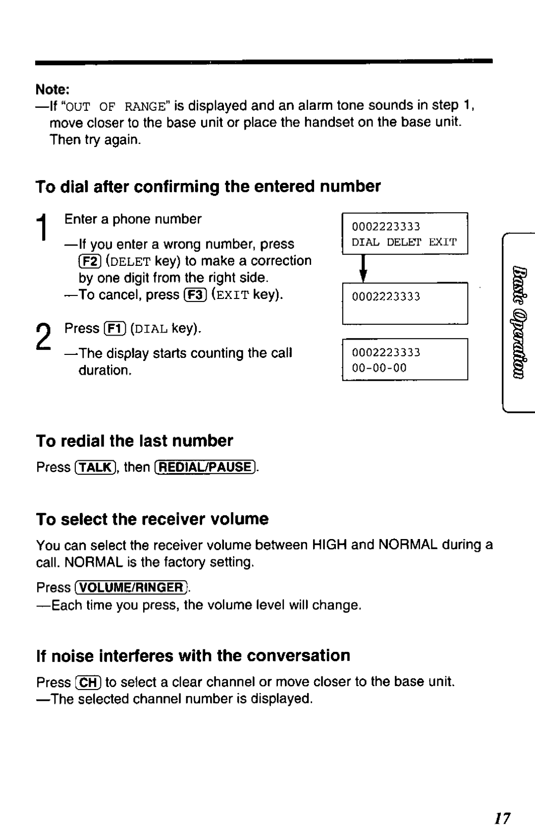 Panasonic KX-T4109-B manual 