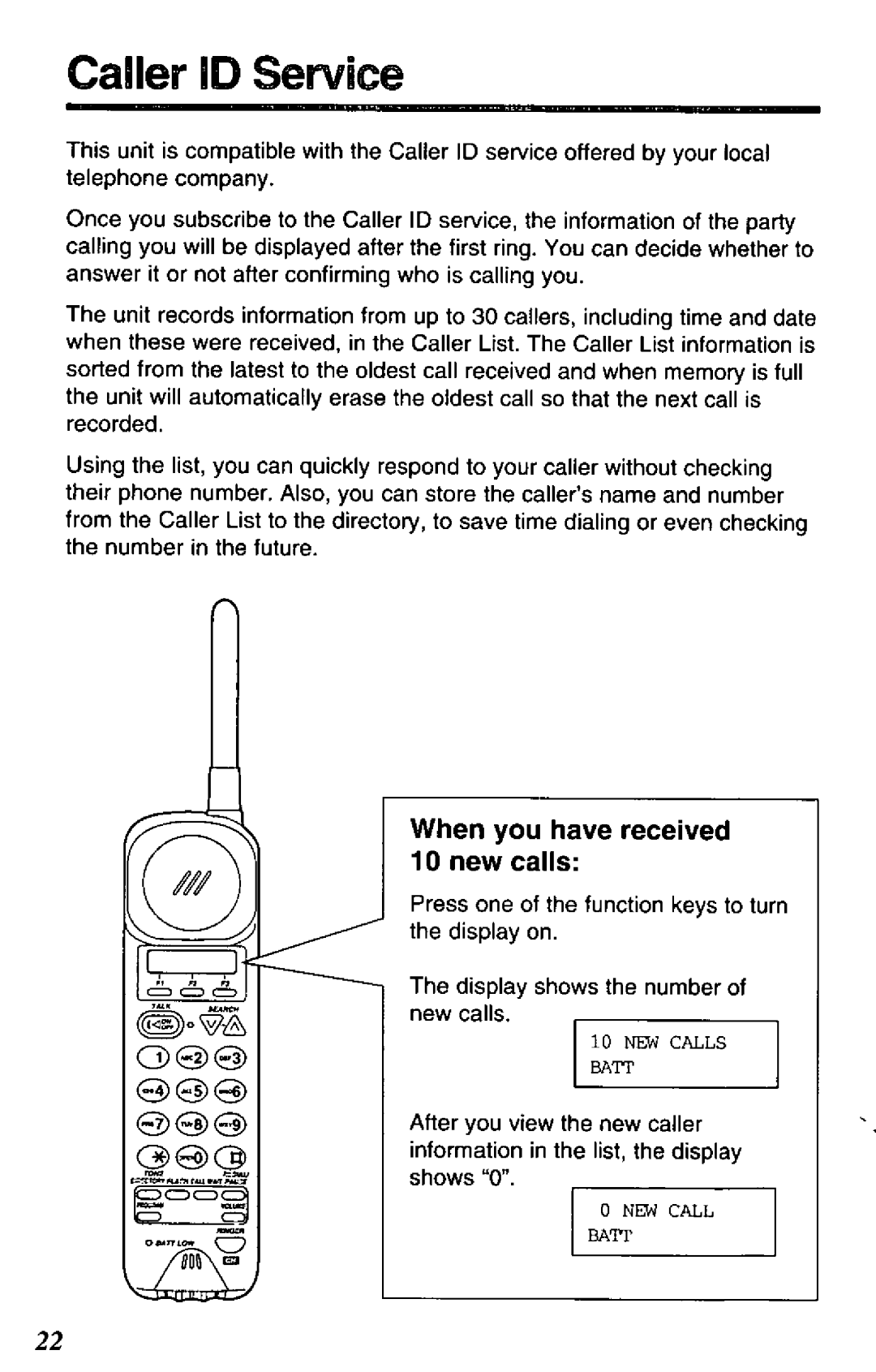 Panasonic KX-T4109-B manual 