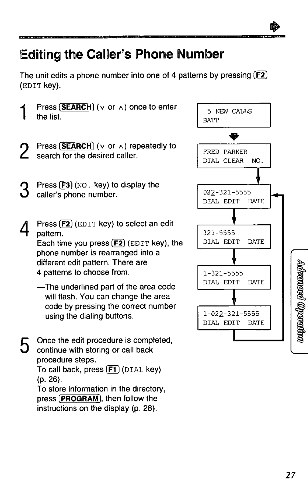 Panasonic KX-T4109-B manual 