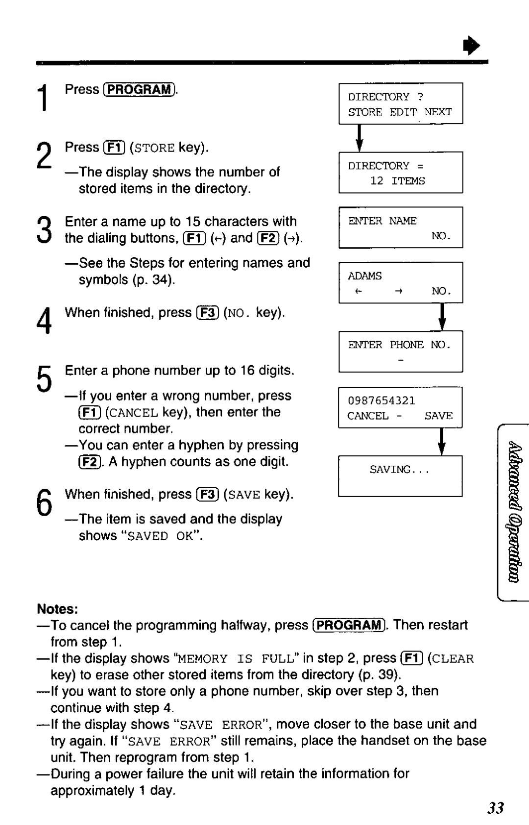 Panasonic KX-T4109-B manual 