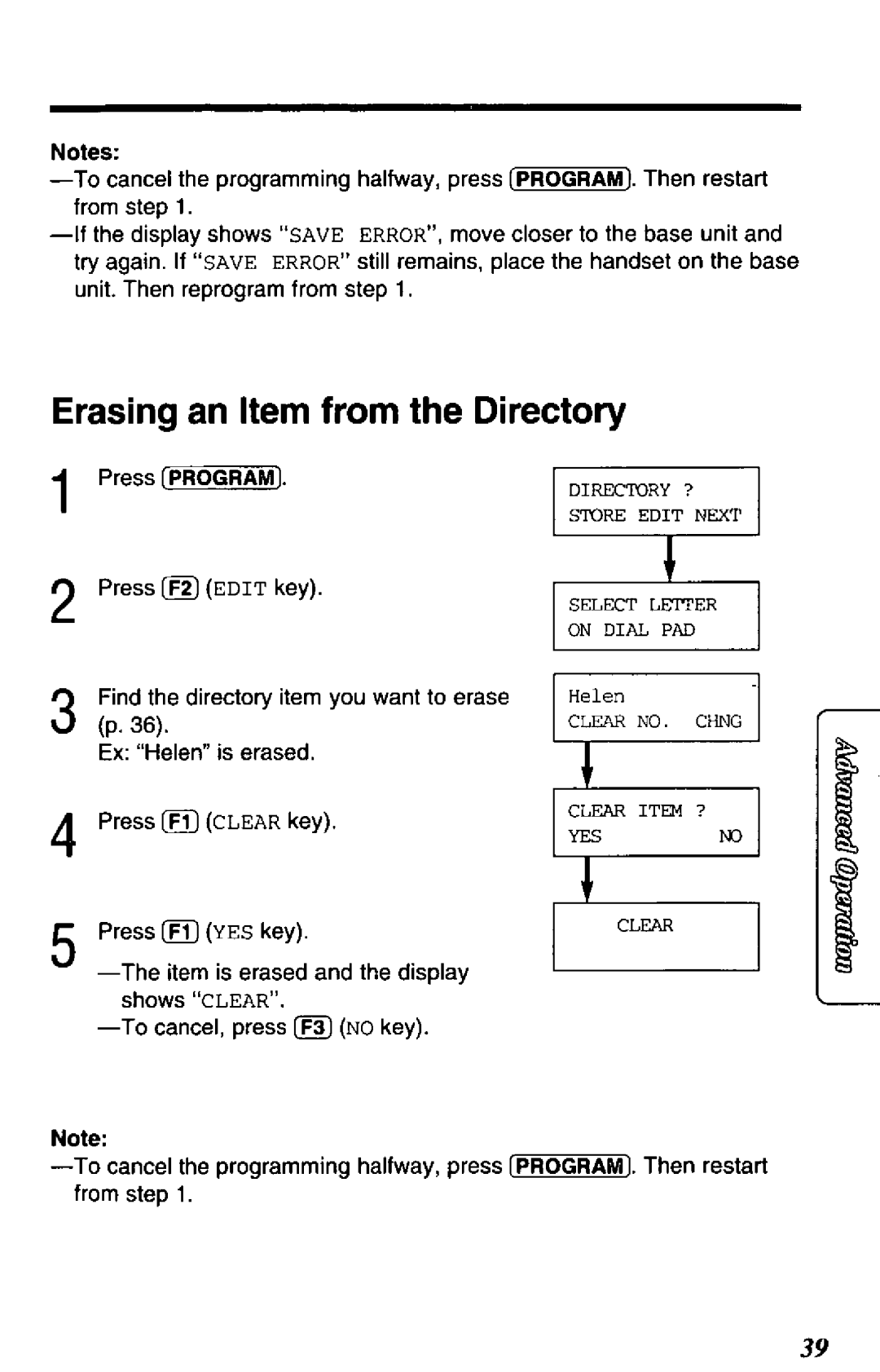 Panasonic KX-T4109-B manual 