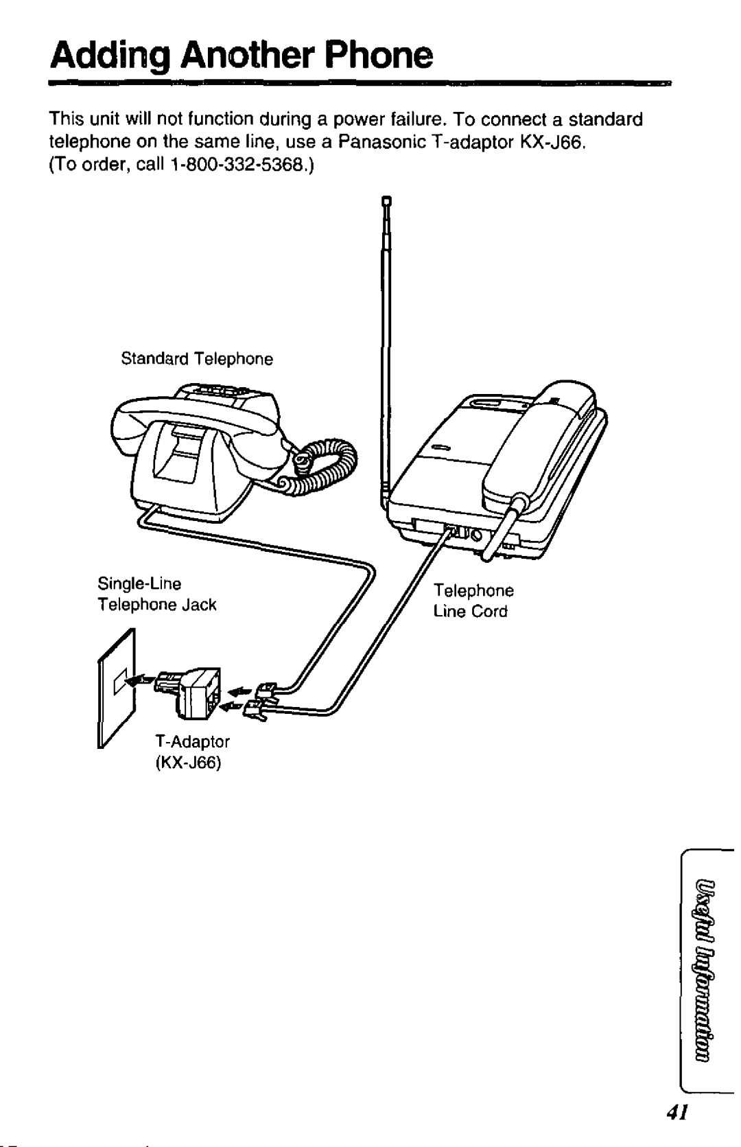 Panasonic KX-T4109-B manual 