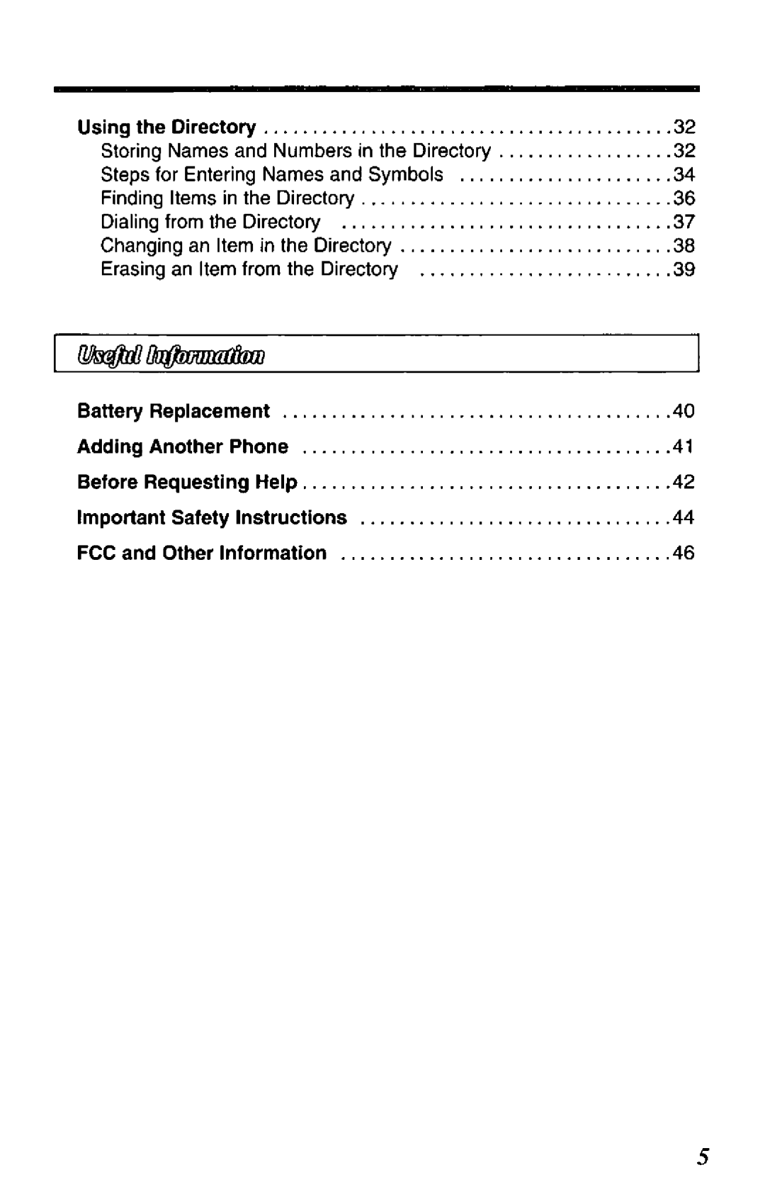 Panasonic KX-T4109-B manual 