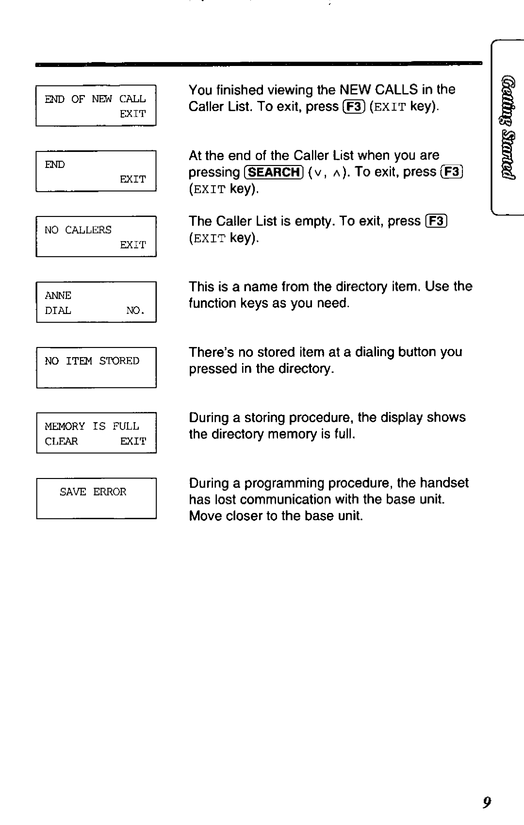 Panasonic KX-T4109-B manual 