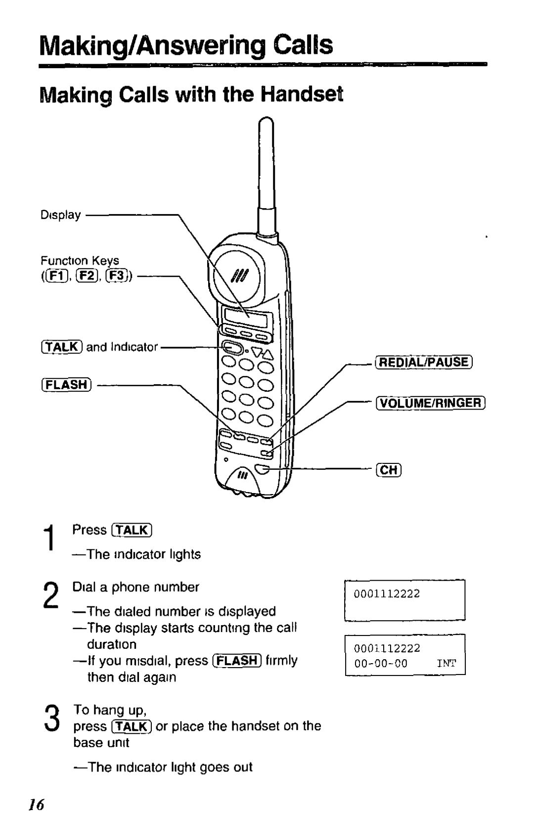 Panasonic KX-T4168-B manual 