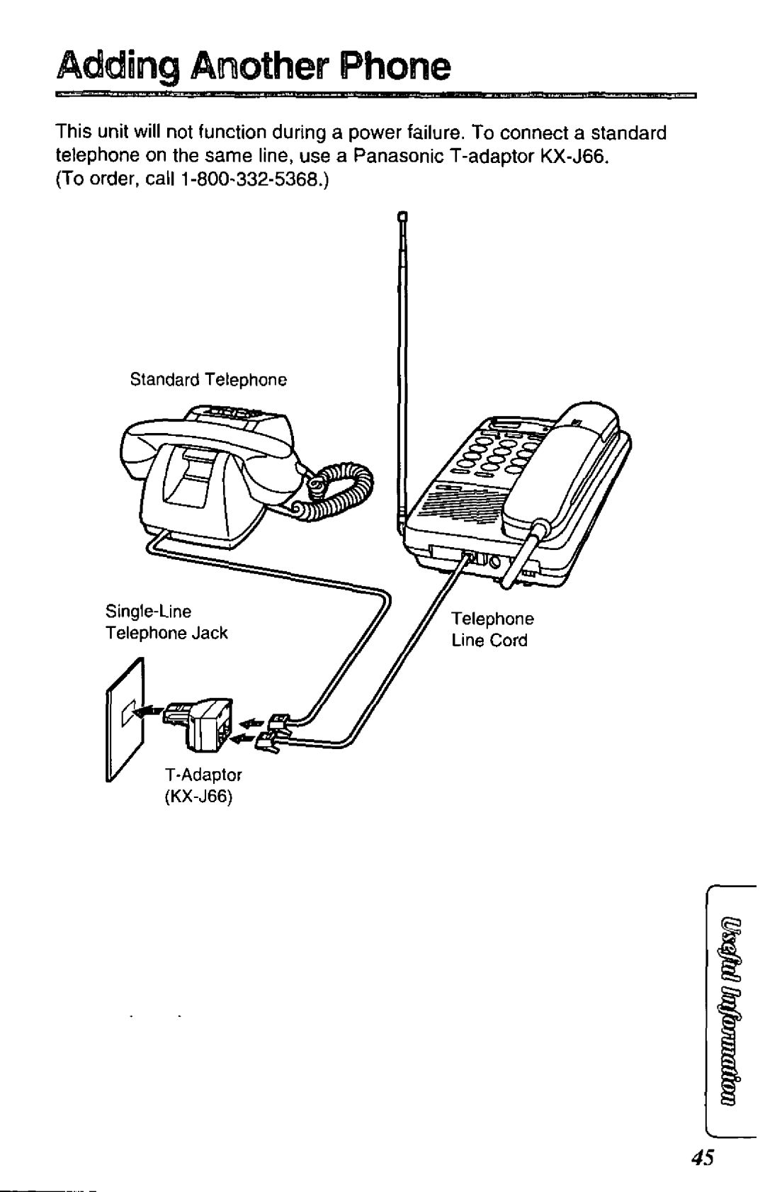 Panasonic KX-T4168-B manual 