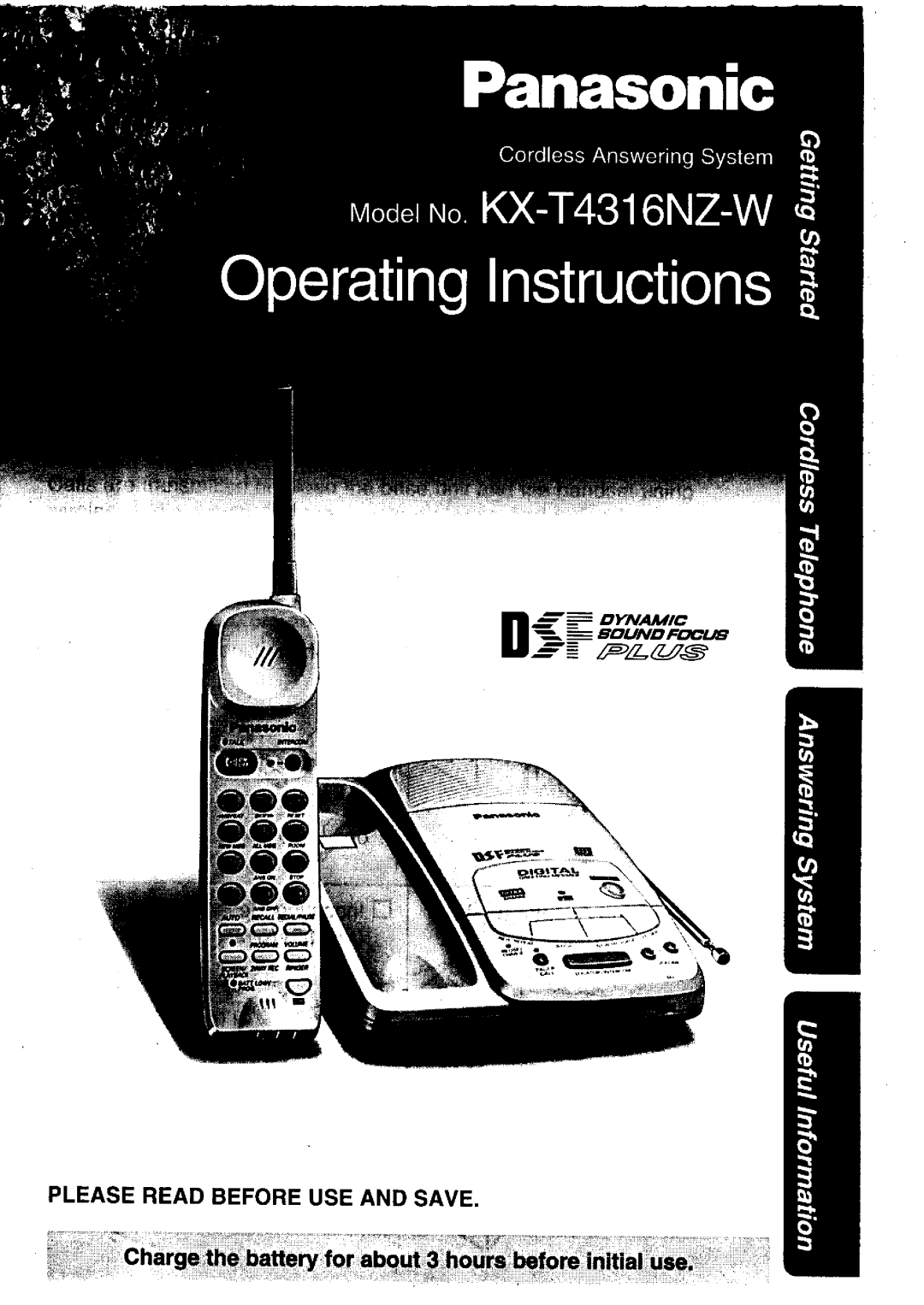 Panasonic KX-T4316NZ-W manual 