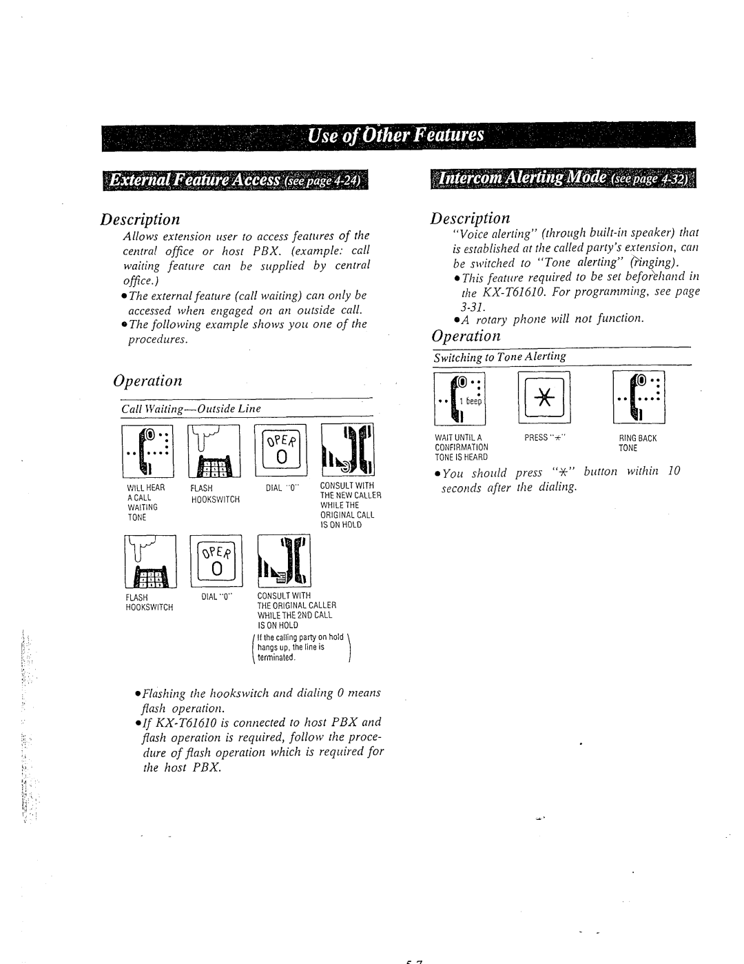 Panasonic KX-T61610 manual Mei?, You should press t Button within Seconds After the dialing 