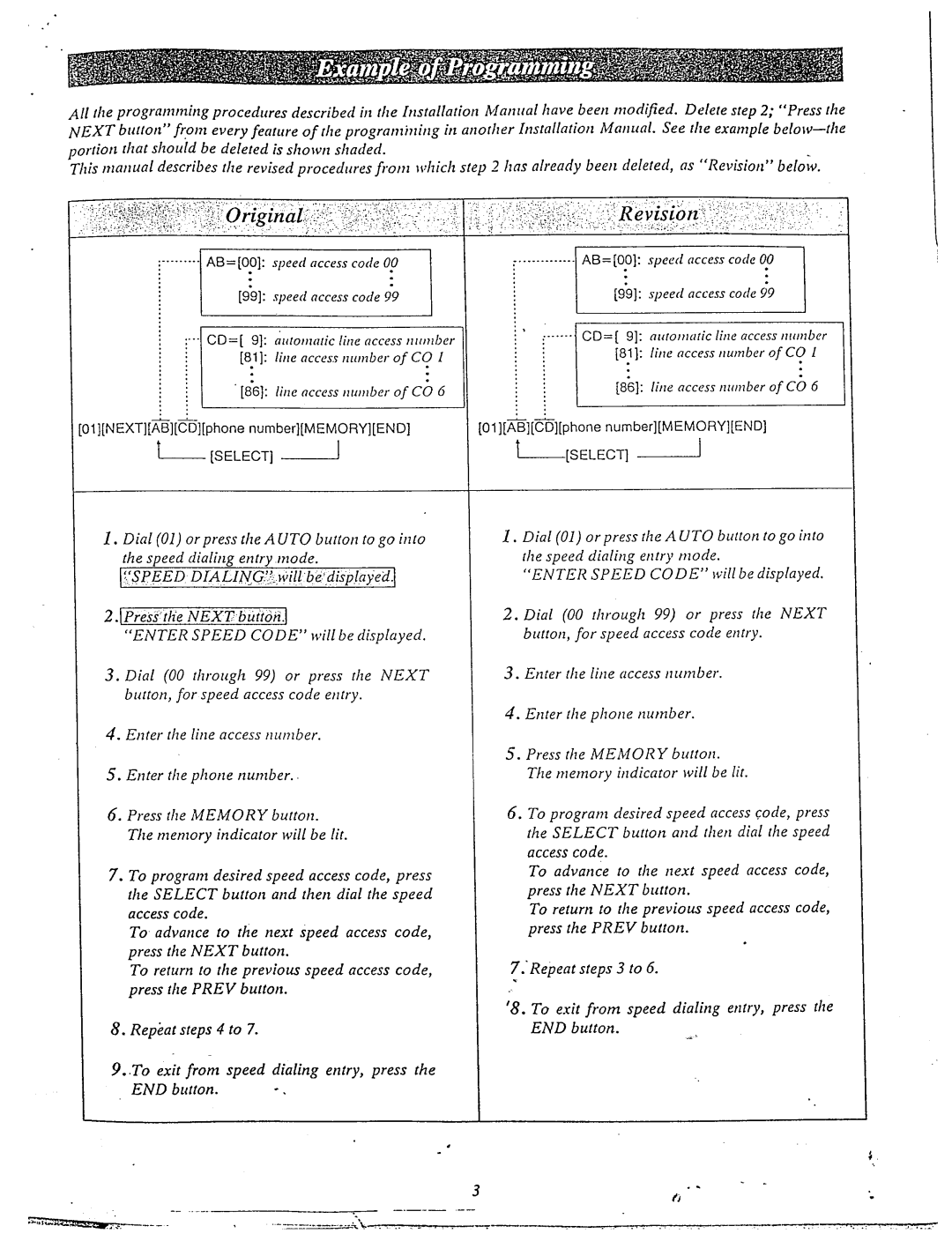 Panasonic KX-T61610 manual Select 