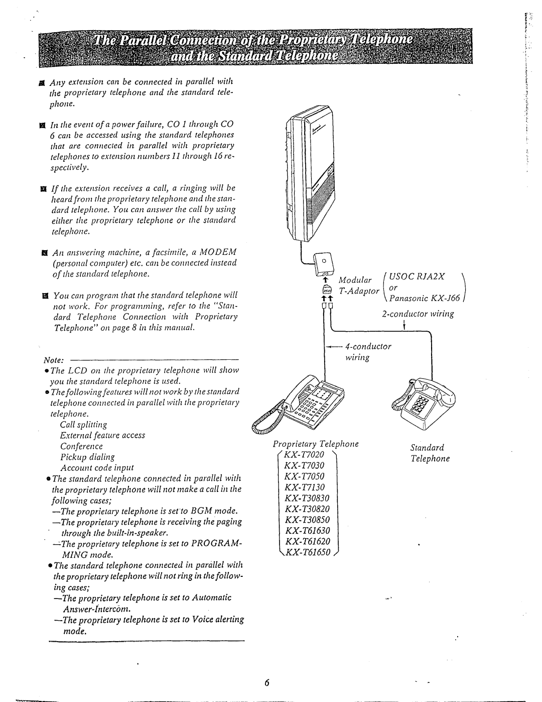 Panasonic KX-T61610 manual Epi 