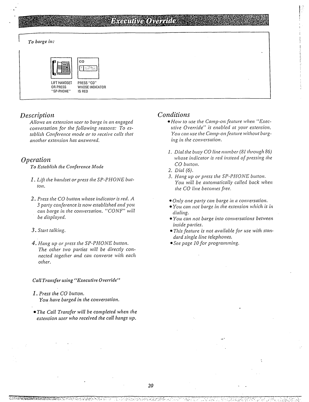 Panasonic KX-T61610 manual Opel-afion, To barge 