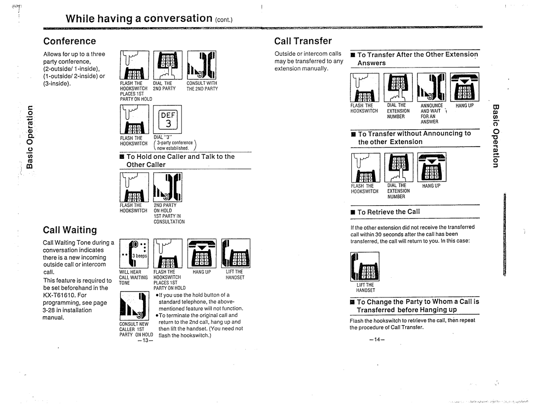 Panasonic KX-T61610 manual 