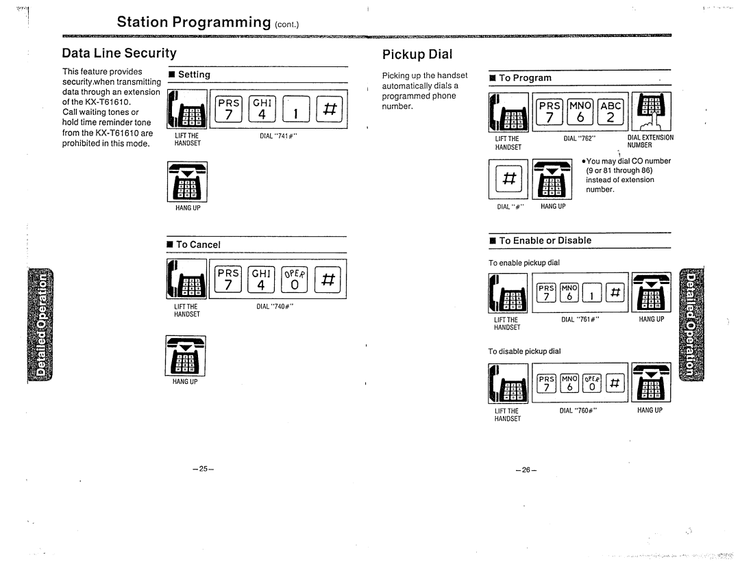 Panasonic KX-T61610 manual 