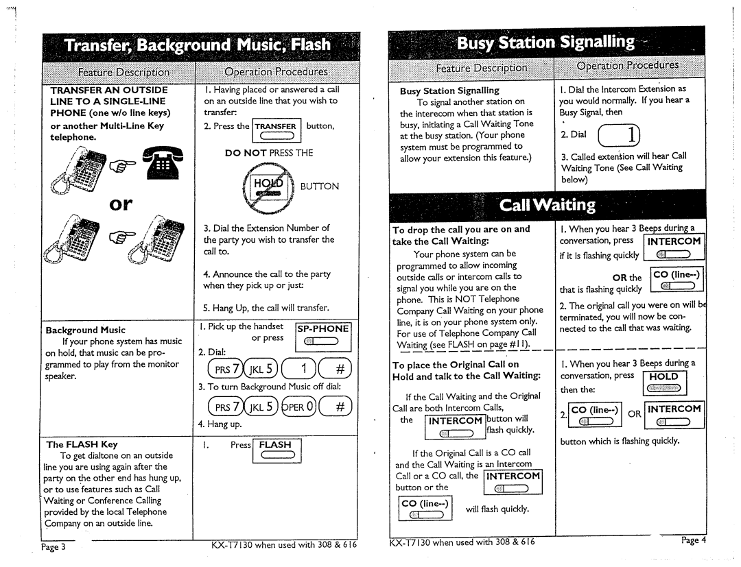 Panasonic KX-T61610 manual 