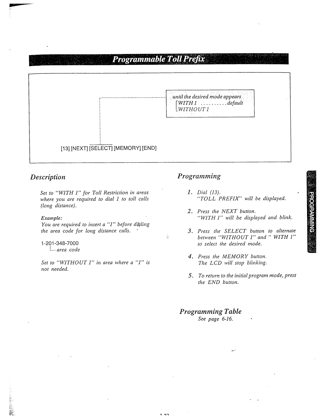 Panasonic KX-T61610 manual Until the desired mode appears, Next Select Memory END 