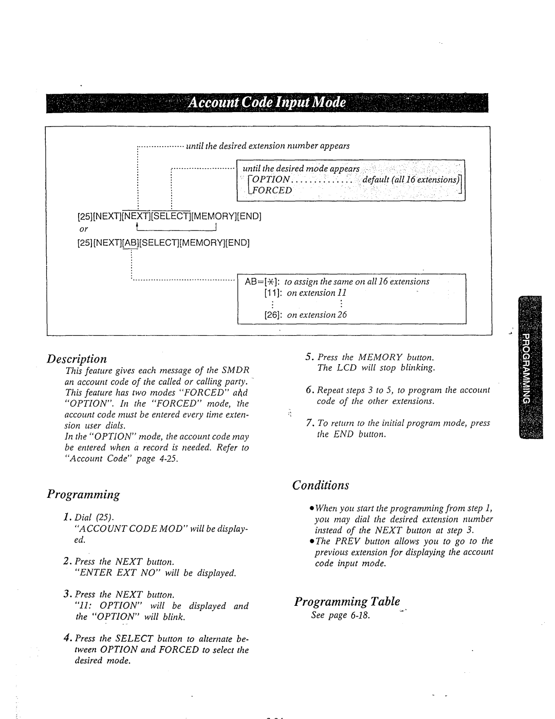 Panasonic KX-T61610 manual 5NEXTpipsELECTMEMyYEND, 25NEXTABSELECTMEMORYEND 