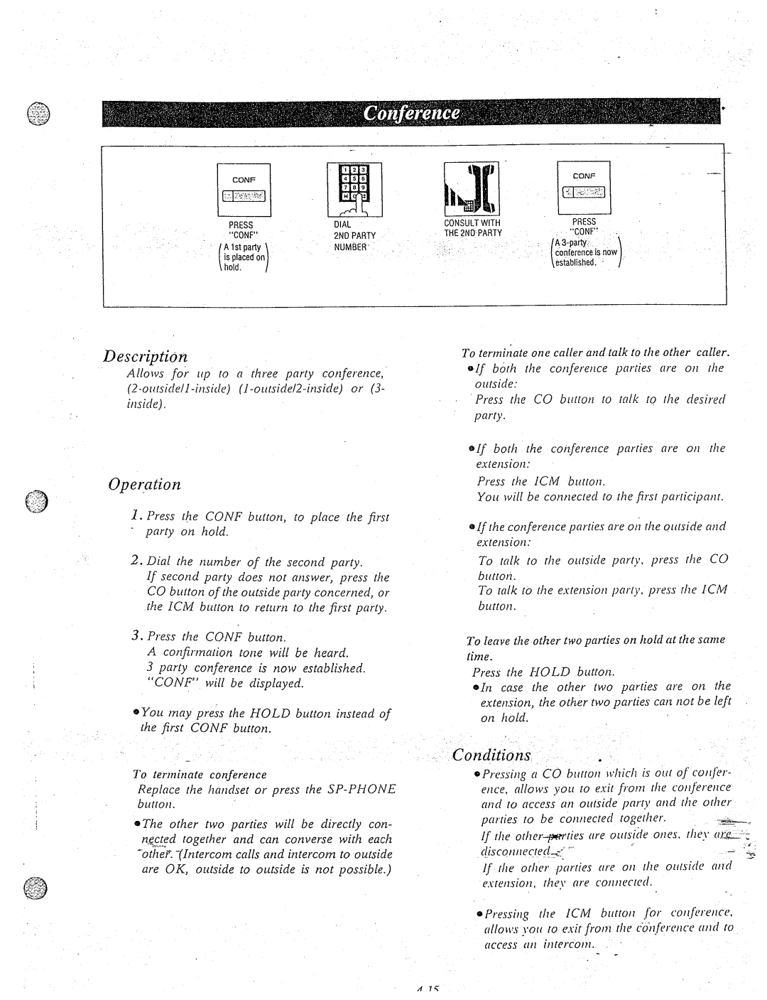 Panasonic KX-T61610 manual Opeiyation, If /le Ot/7ep+urfirs 