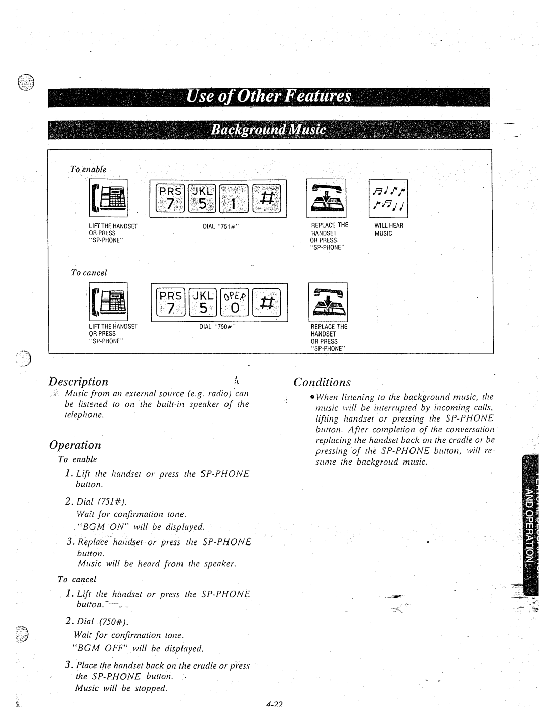 Panasonic KX-T61610 manual To enable, To cancel 