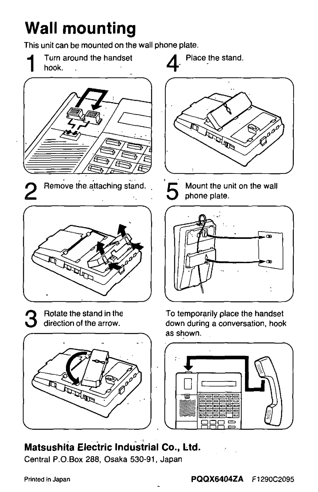 Panasonic KX-T7130 manual 