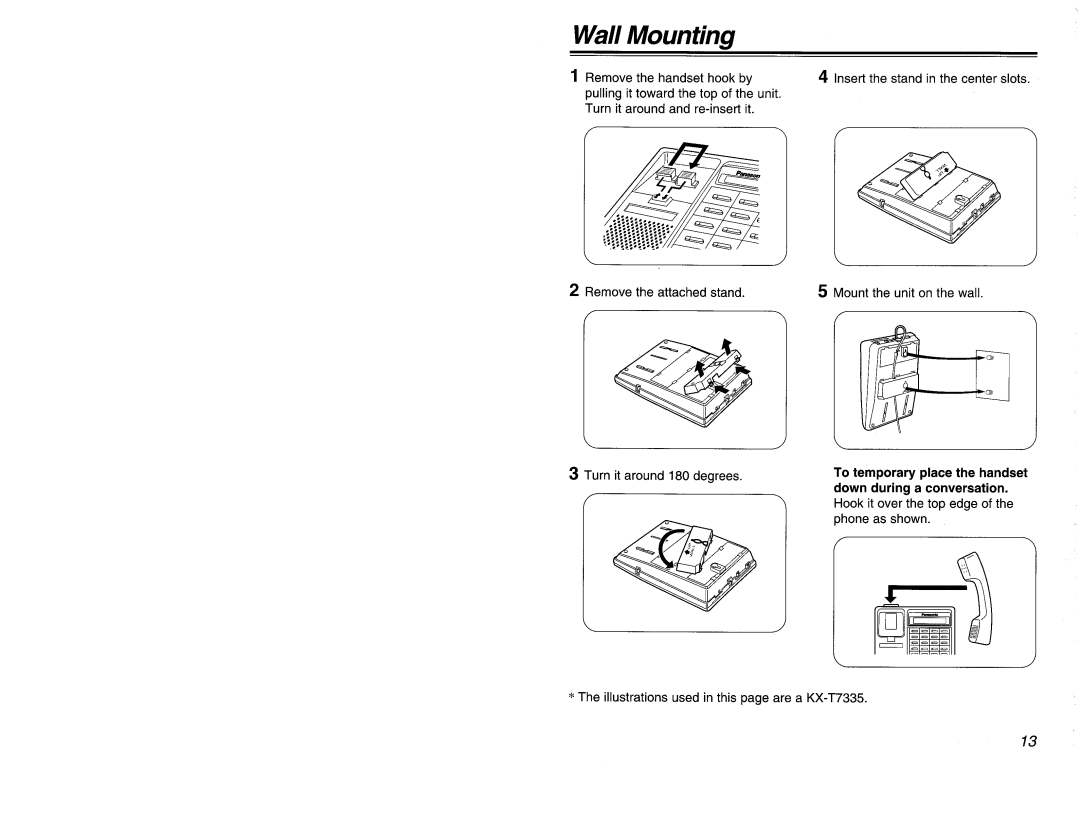 Panasonic KX-T7320, KX-T7335, KX-T7350 manual 