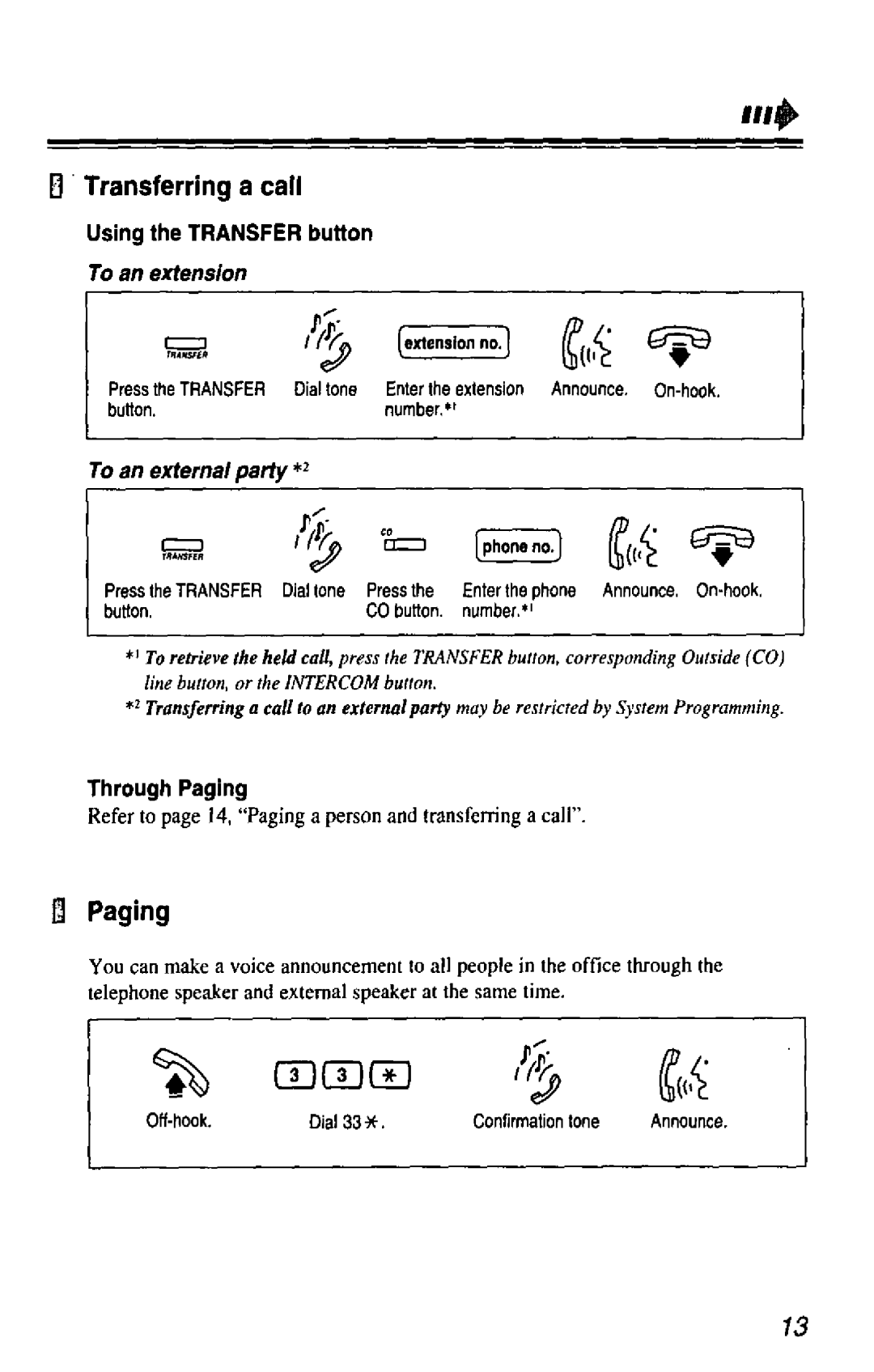 Panasonic KX-T7436 manual 