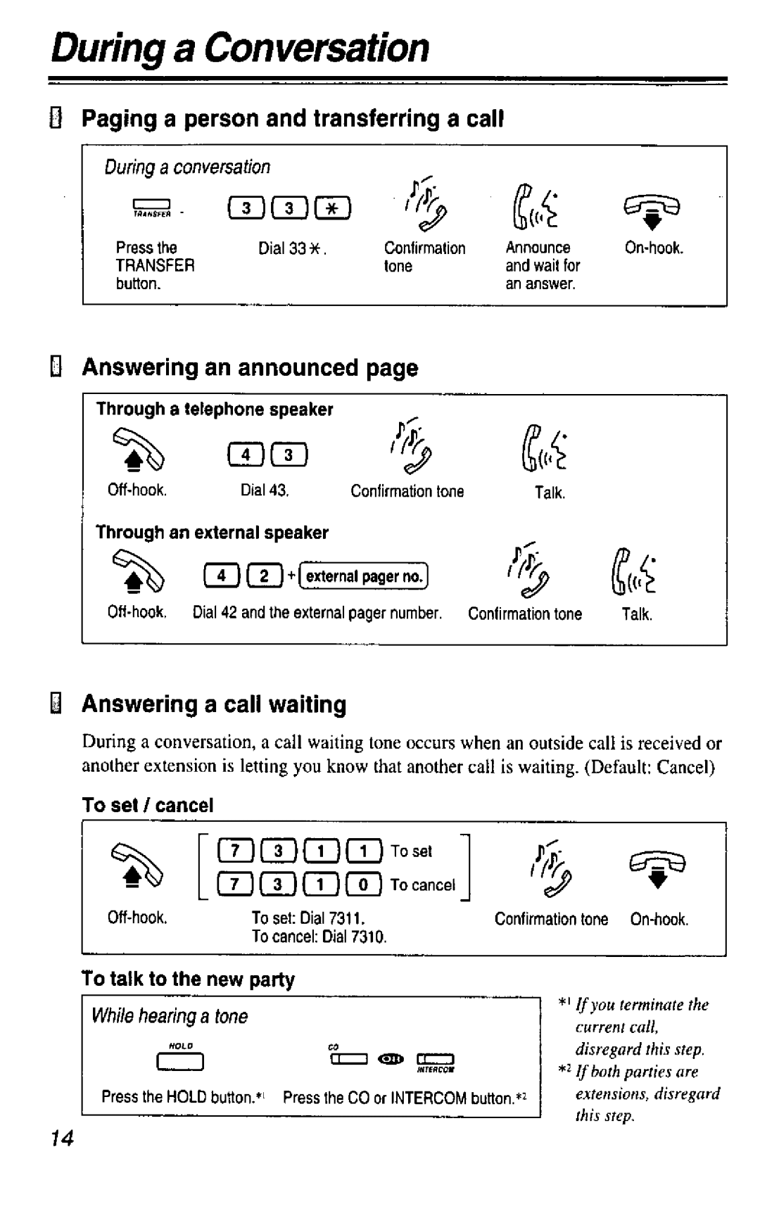 Panasonic KX-T7436 manual 