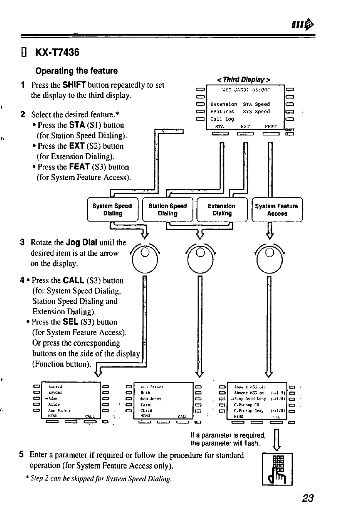 Panasonic KX-T7436 manual 