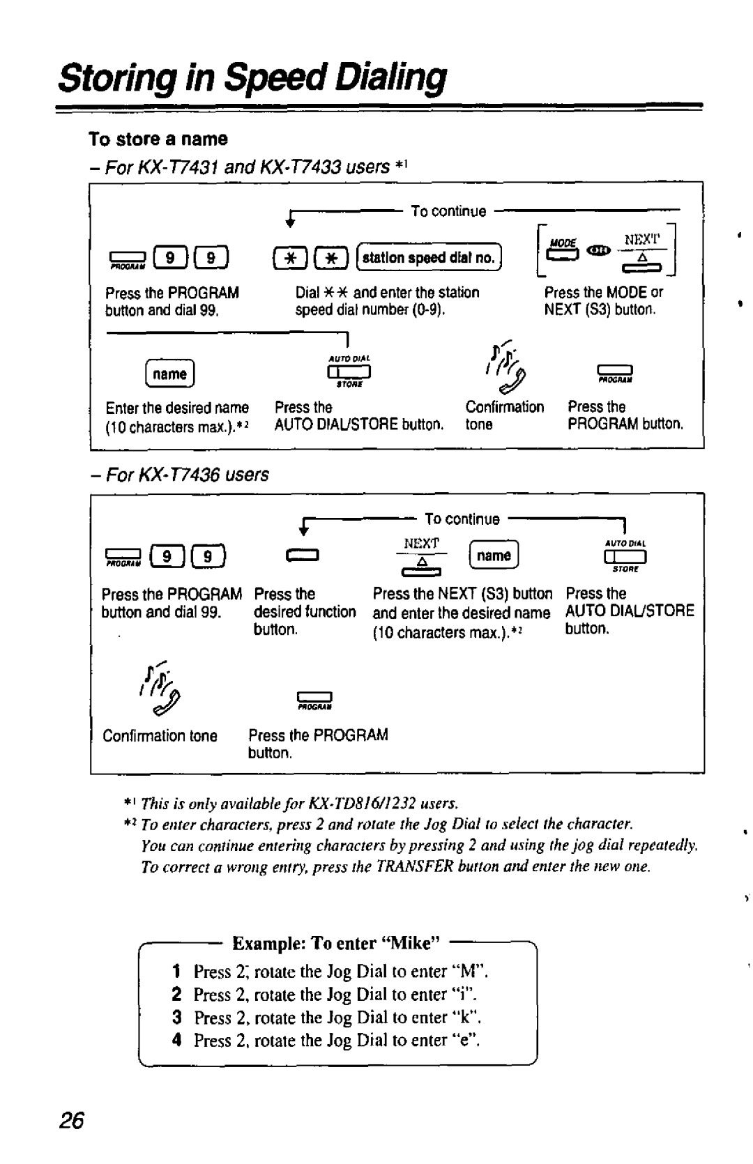 Panasonic KX-T7436 manual 