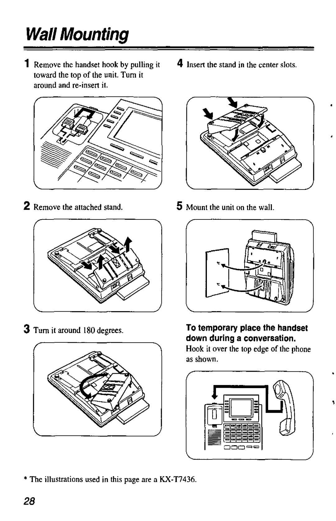 Panasonic KX-T7436 manual 