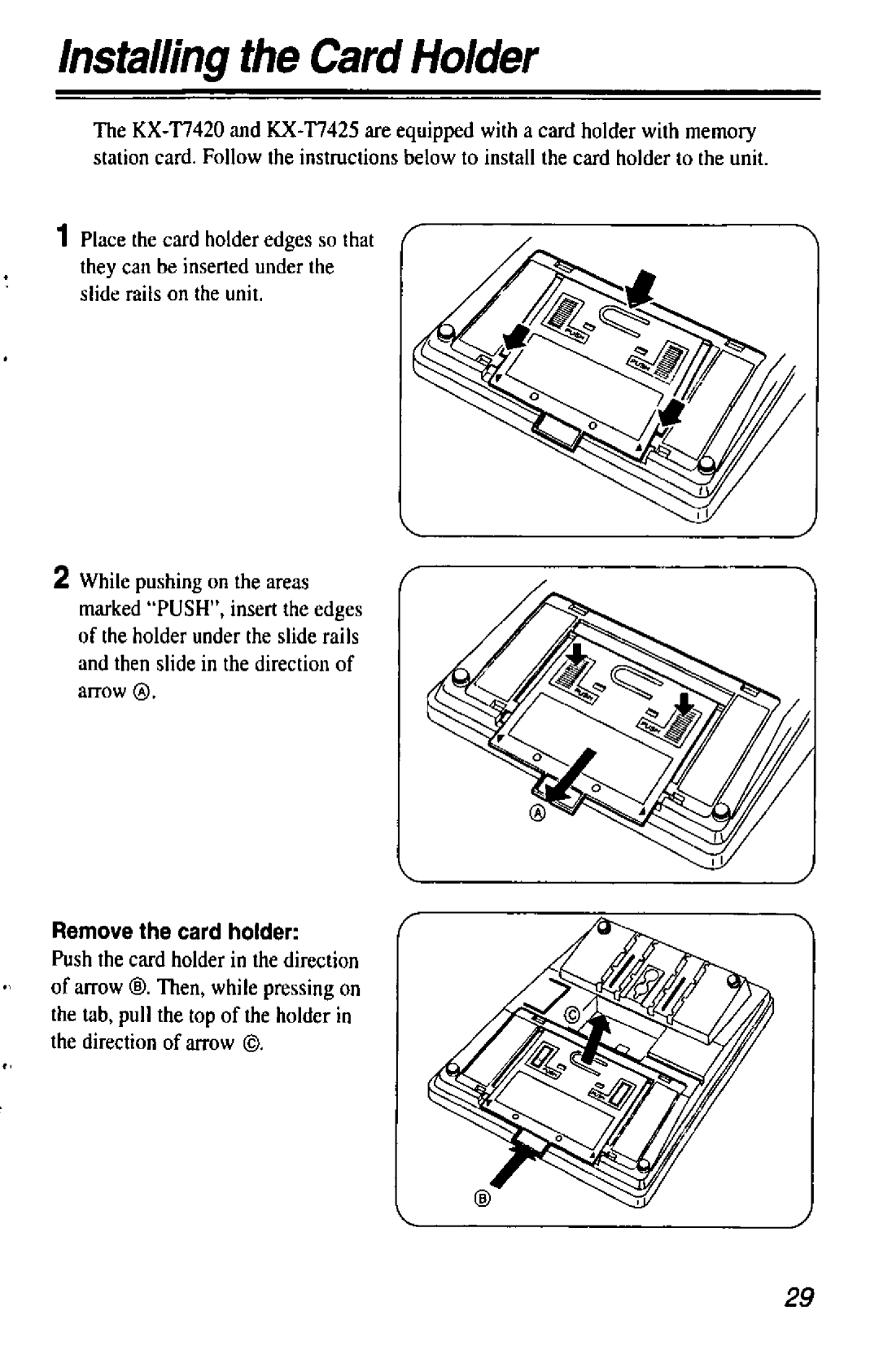 Panasonic KX-T7436 manual 