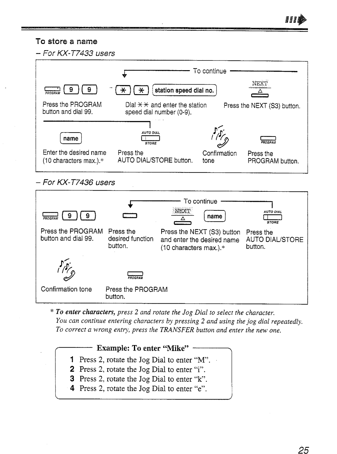 Panasonic KX-T7450 manual 