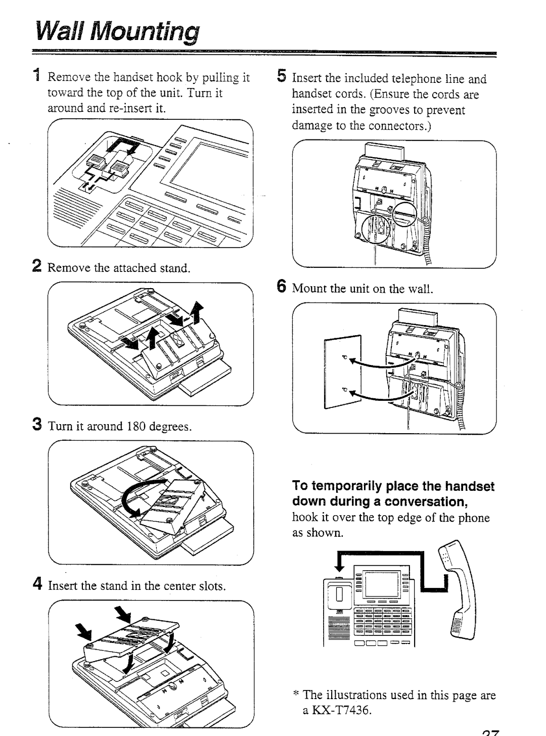 Panasonic KX-T7450 manual 