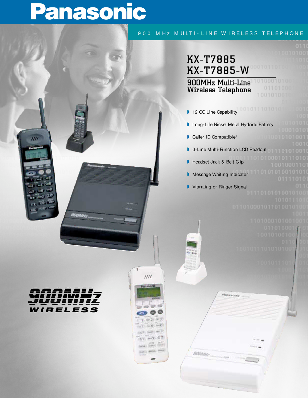 Panasonic manual KX-T7885 KX-T7885-W 