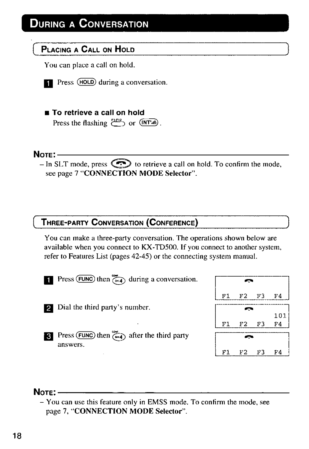 Panasonic KX-T7885 manual 