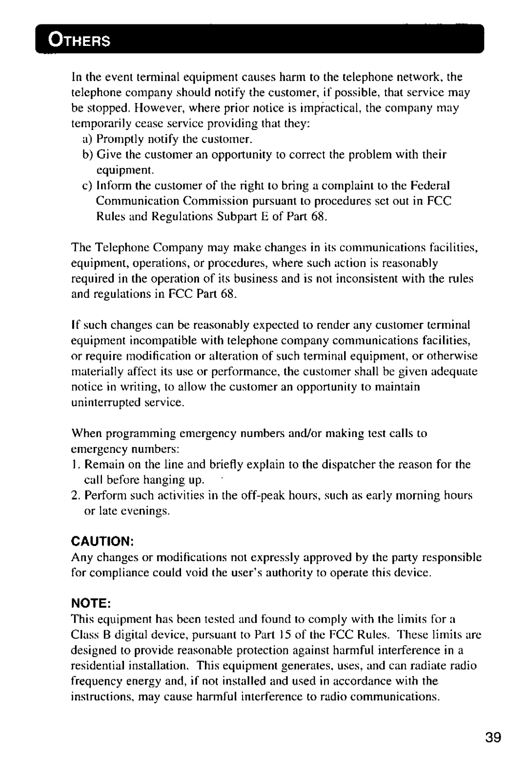 Panasonic KX-T7885 manual 