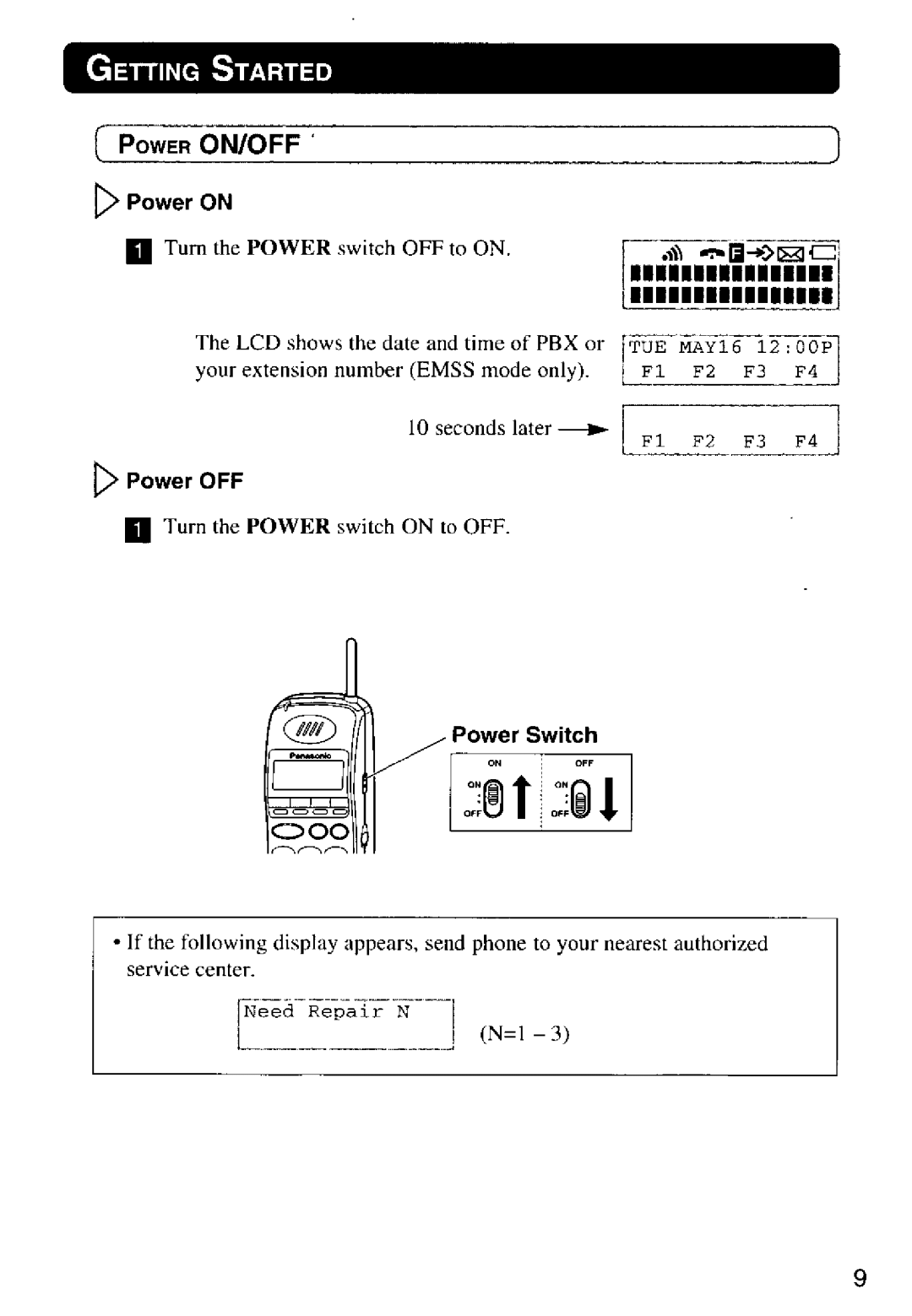 Panasonic KX-T7885 manual 