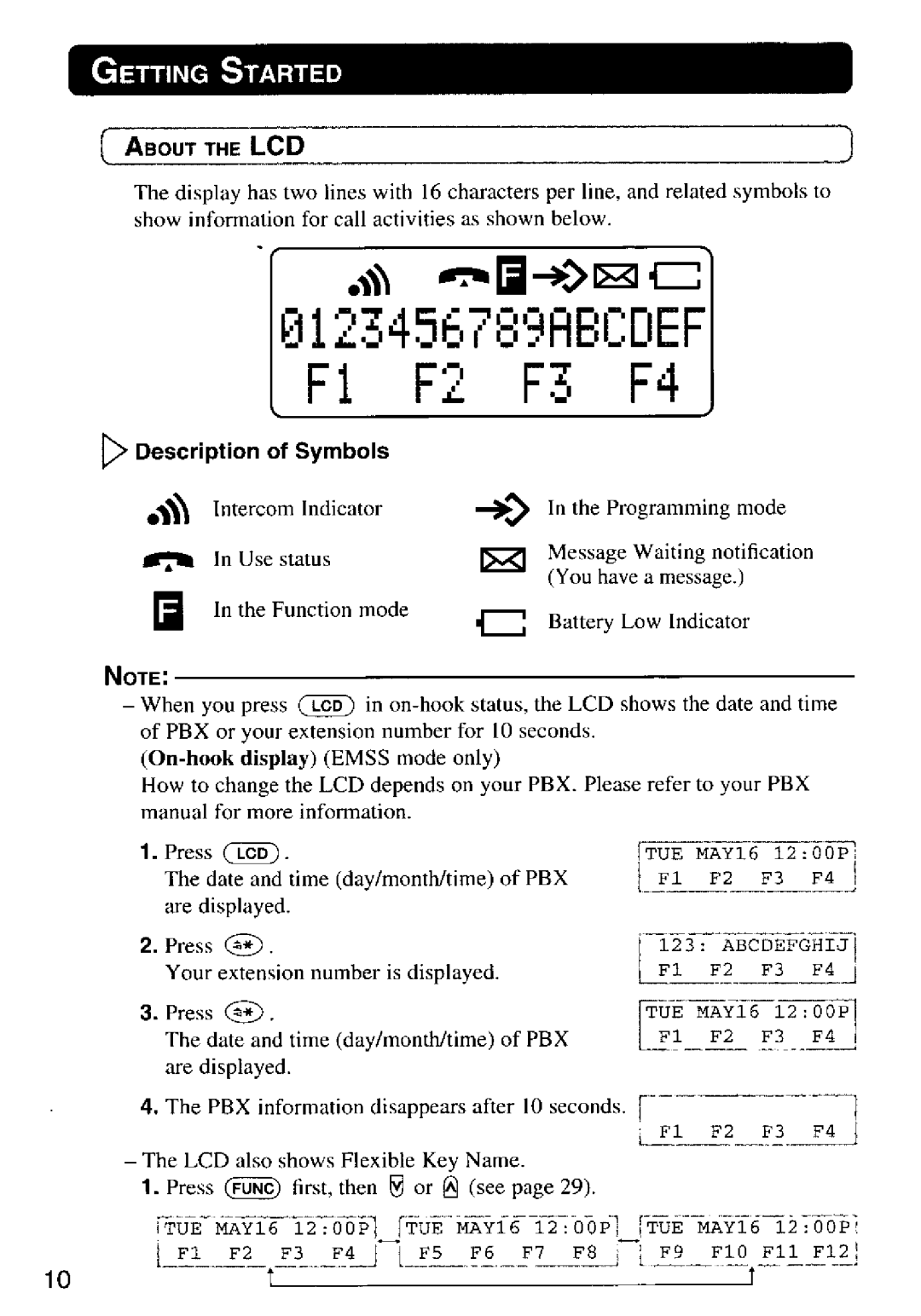 Panasonic KX-T7885 manual 