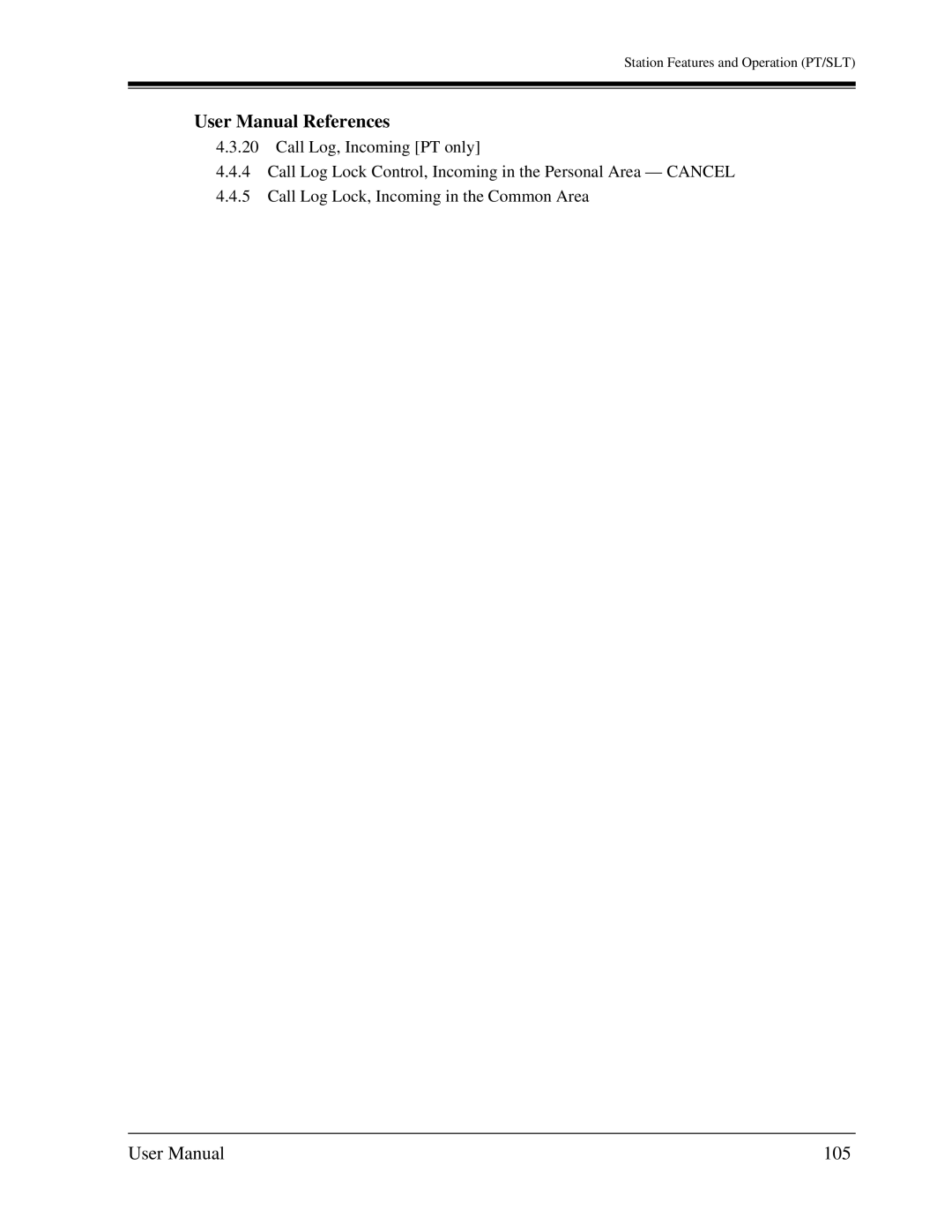 Panasonic KX-TA1232 user manual 105 