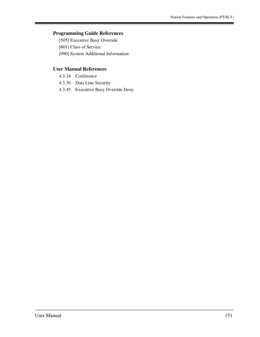 Panasonic KX-TA1232 user manual 151 