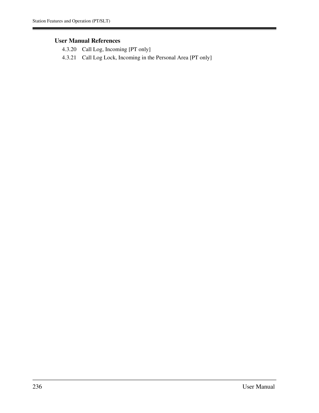 Panasonic KX-TA1232 user manual 236 