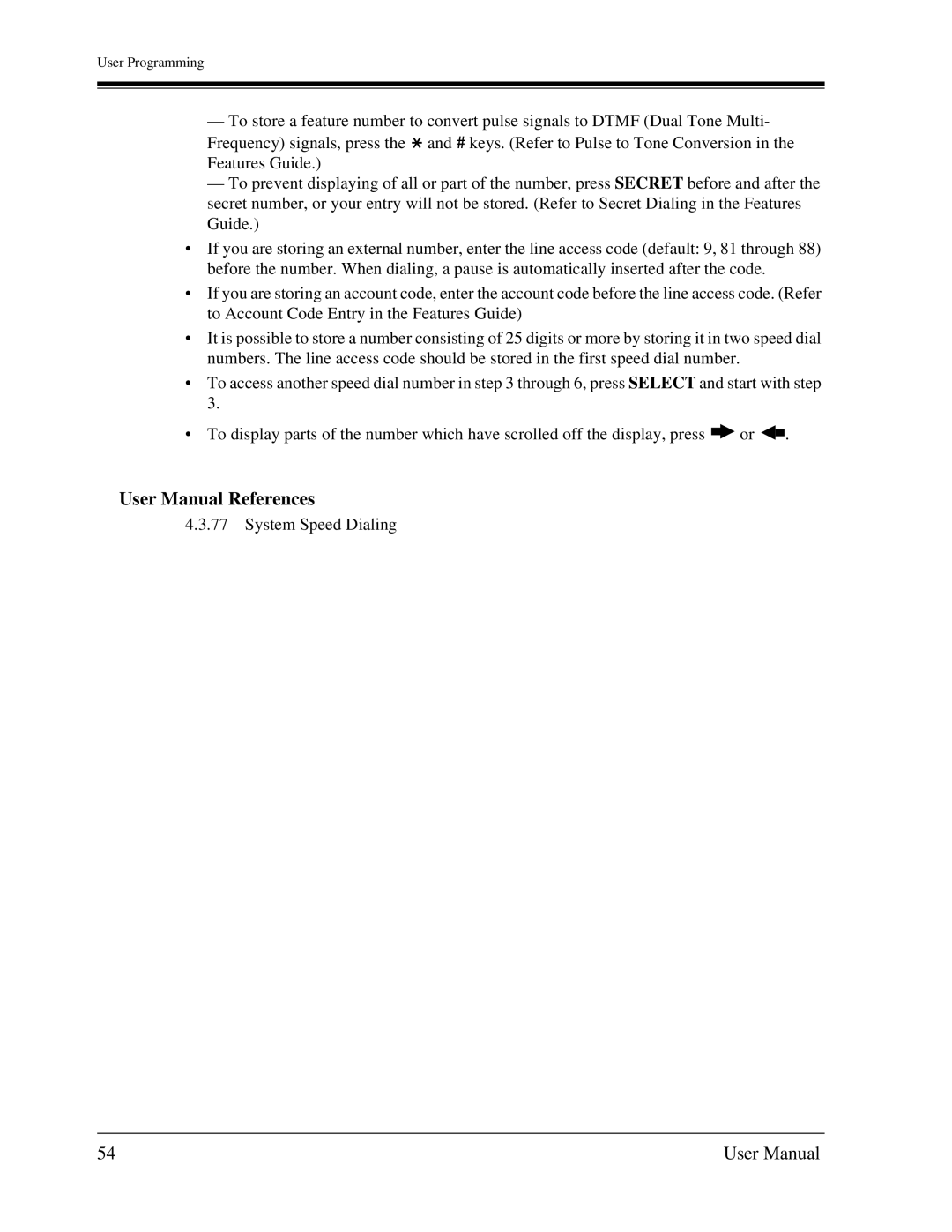 Panasonic KX-TA1232 user manual User Programming 