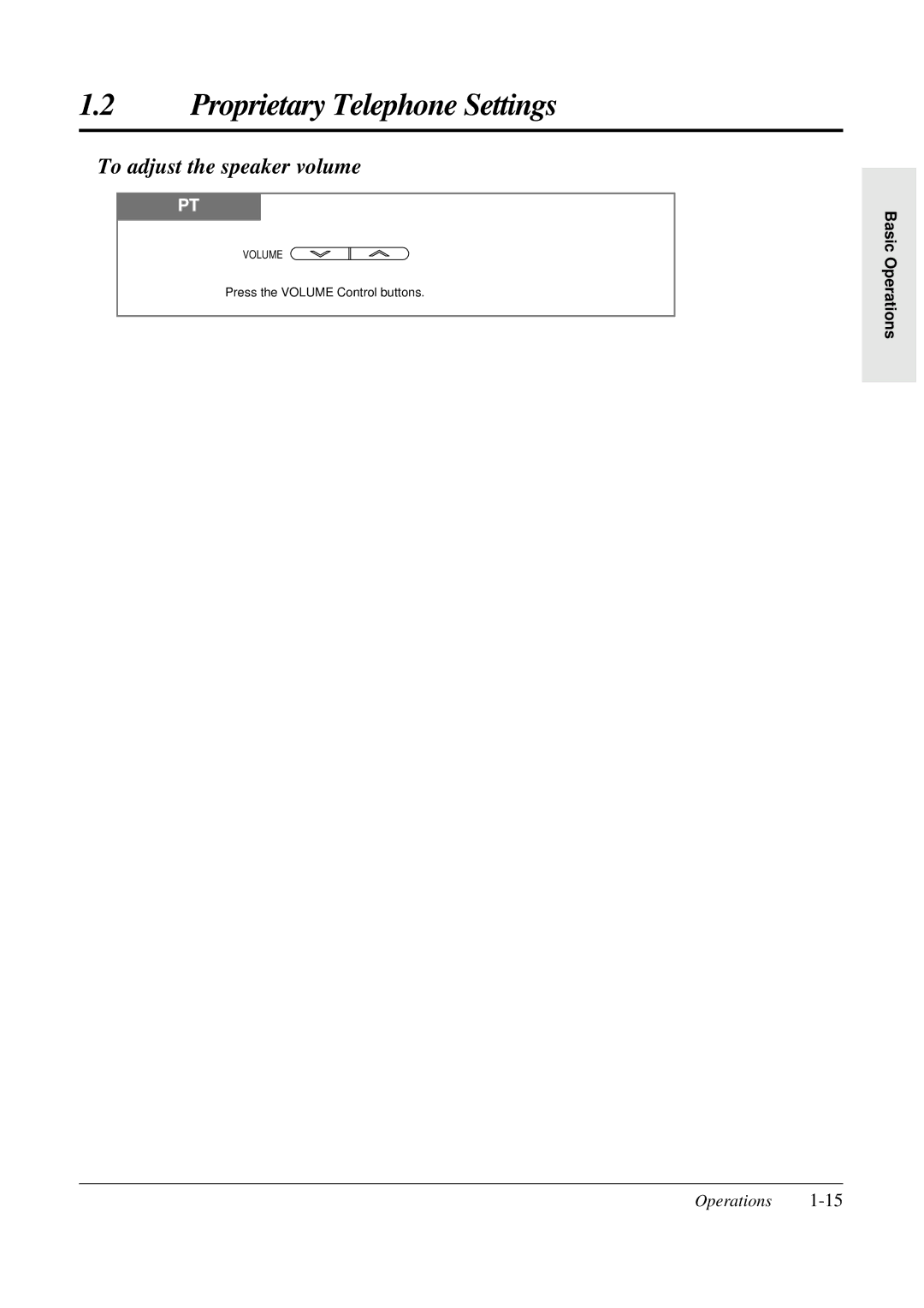 Panasonic KX-TA308 operating instructions To adjust the speaker volume 