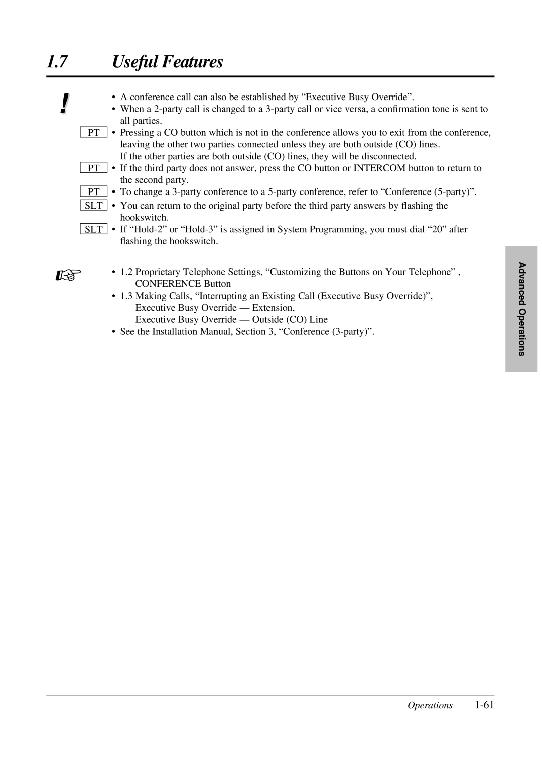 Panasonic KX-TA308 operating instructions Slt 